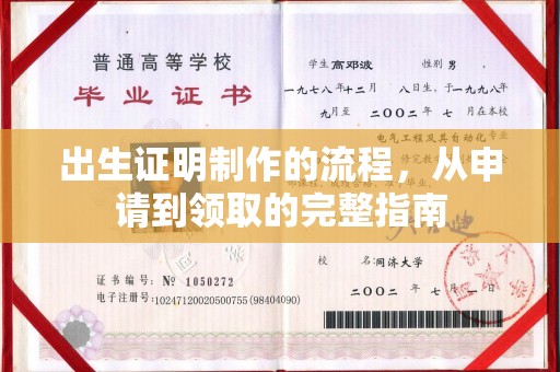 壮围出生证明制作的流程，从申请到领取的完整指南